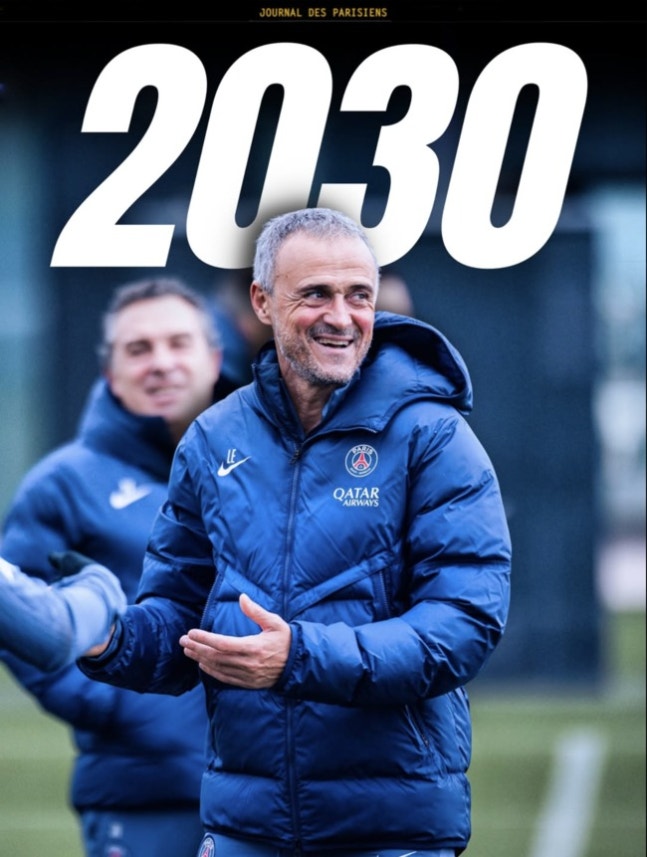 엔리케, 2030년까지 PSG 지휘 유력 